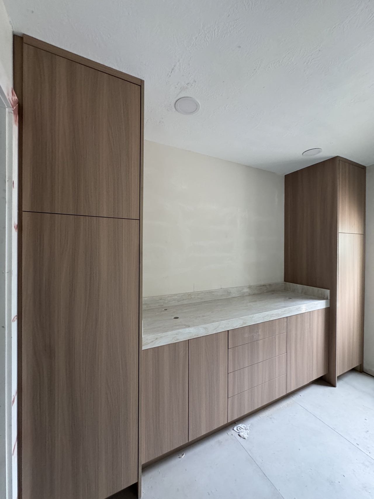 Walnut Twin-Tower Vanity
